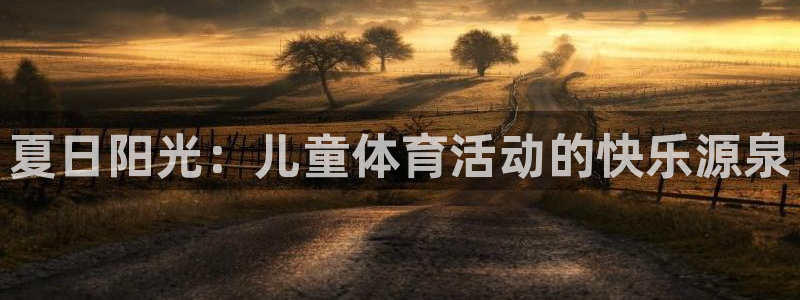 bbin视讯游戏平台：夏日阳光：儿童体育活动的快乐源泉